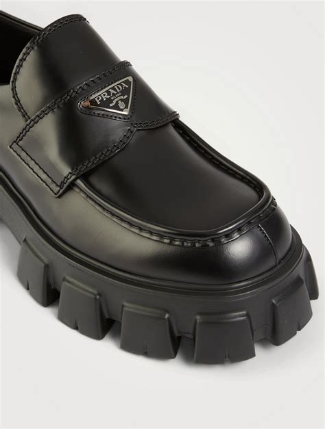 prada loafers mens canada|Prada monolith loafers men.